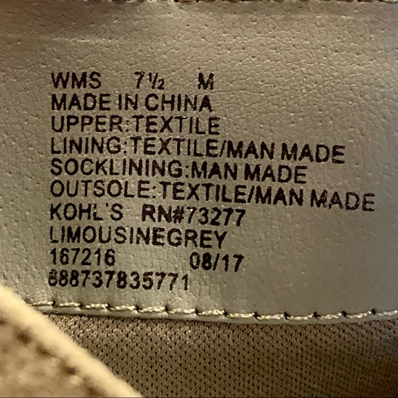 Kohl’s Grey Suede Knee High Boots 7.5 - Picture 9 of 11